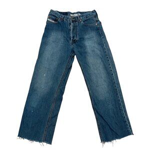 Vintage Diesel Jeans distressed and cropped